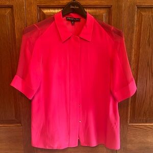 Elizabeth and James fuchsia button-down